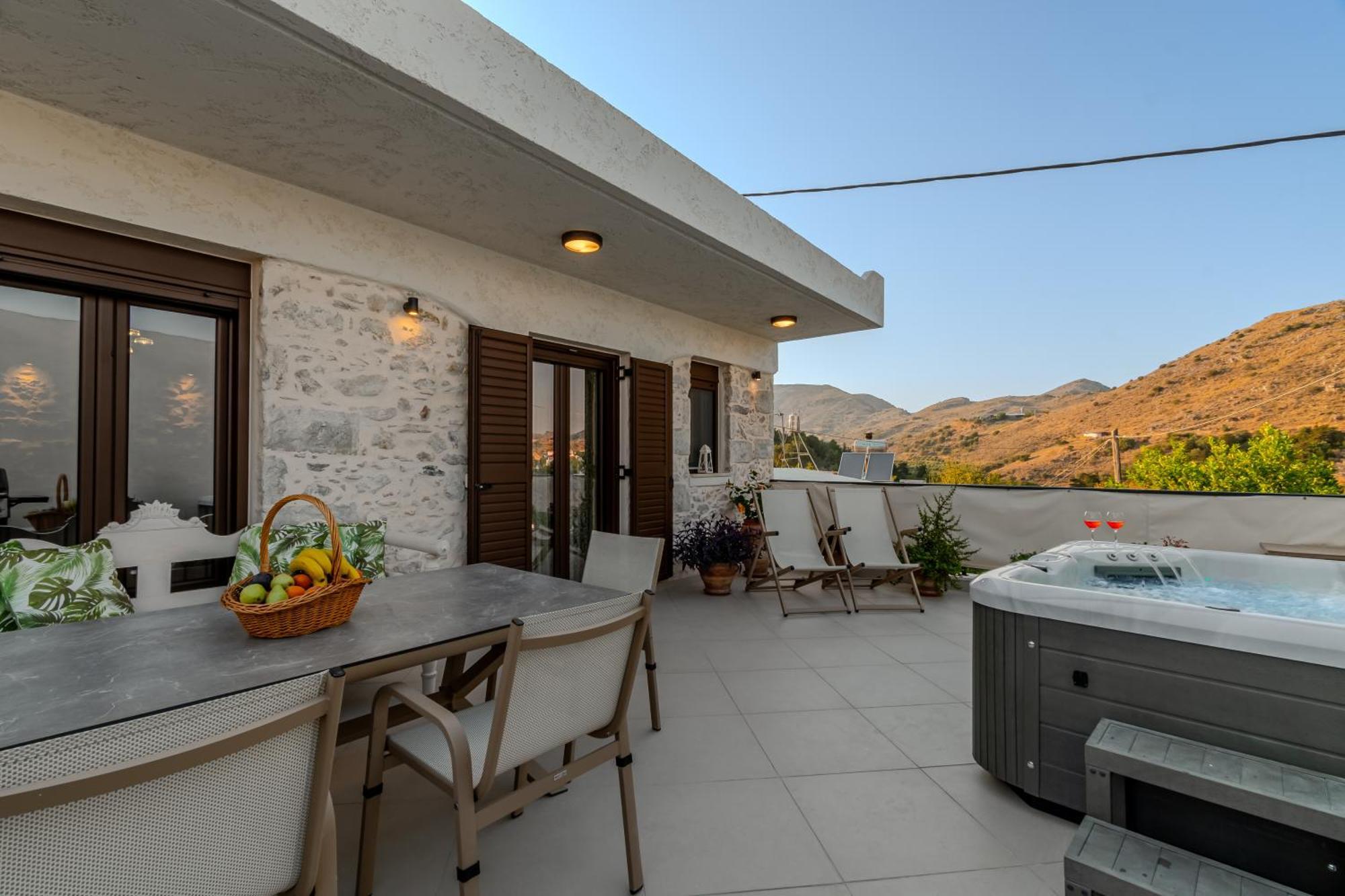 Casa Kastella, Private Jacuzzi & Bbq Facilities! Villa Angouselianá Exteriör bild